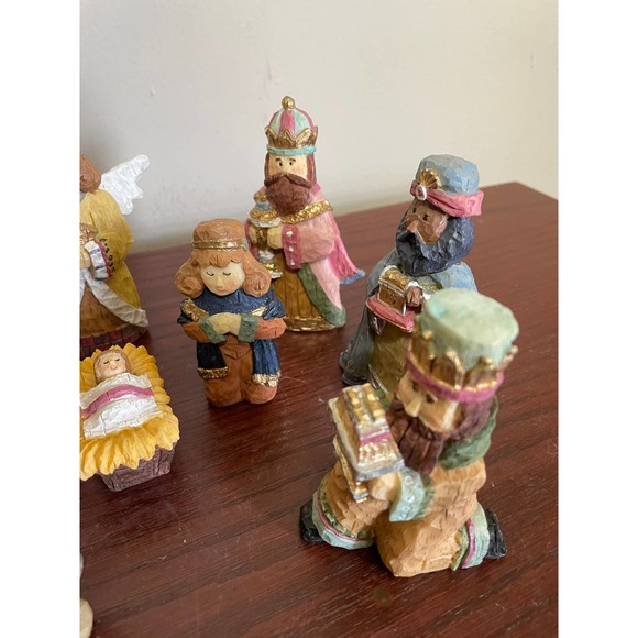 10 Piece Children, Youth Christmas Nativity Set, 5” Figures - Picture 7 of 8